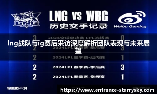 lng战队与ig赛后采访深度解析团队表现与未来展望